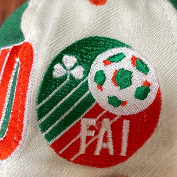 Vintage Adidas Ireland Soccer FAI Embroidered Snapback Cap Hat - Picture 3 of 14